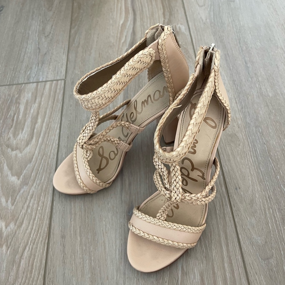 Sam Edelman Women's Tan Strappy heels